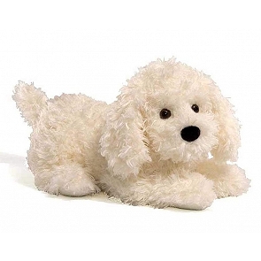 ADD-BE44   Gund 柔軟的白色汪星人毛公仔 泰迪熊仔店香港 ADD-BE44   Gund 柔軟的白色汪星人毛公仔 泰迪熊仔店香港